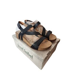 Women's Joseph Seibel Tonga 25 black Sandle in size 42 US size 11 to 11.5